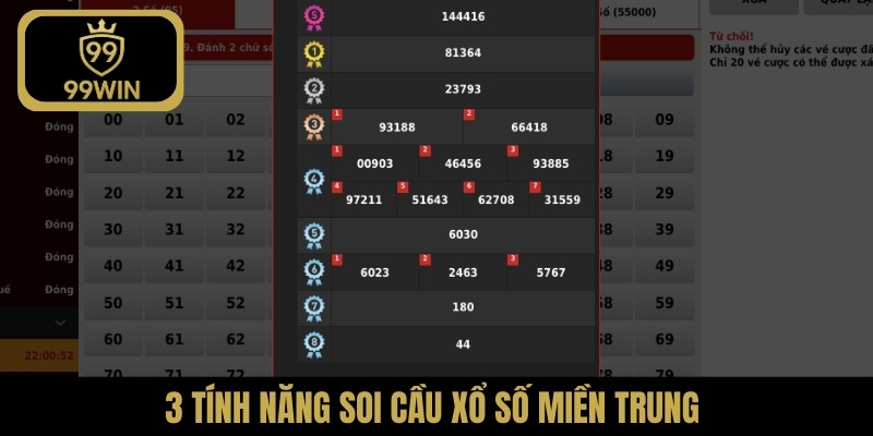 3 tính năng soi cầu xổ số miền Trung 