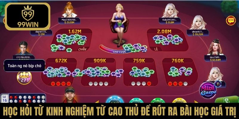 Học hỏi từ kinh nghiệm từ cao thủ để rút ra bài học giá trị